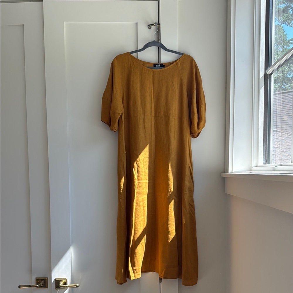 ATF Elegant Mustard Dress